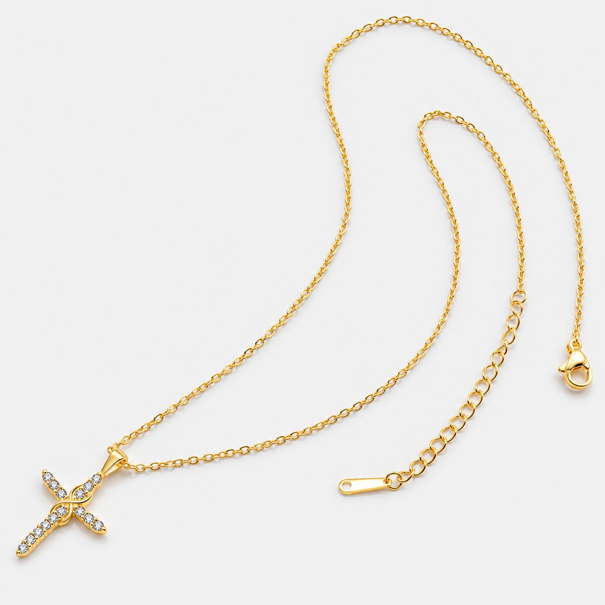 Elora Infinity Cross Necklace