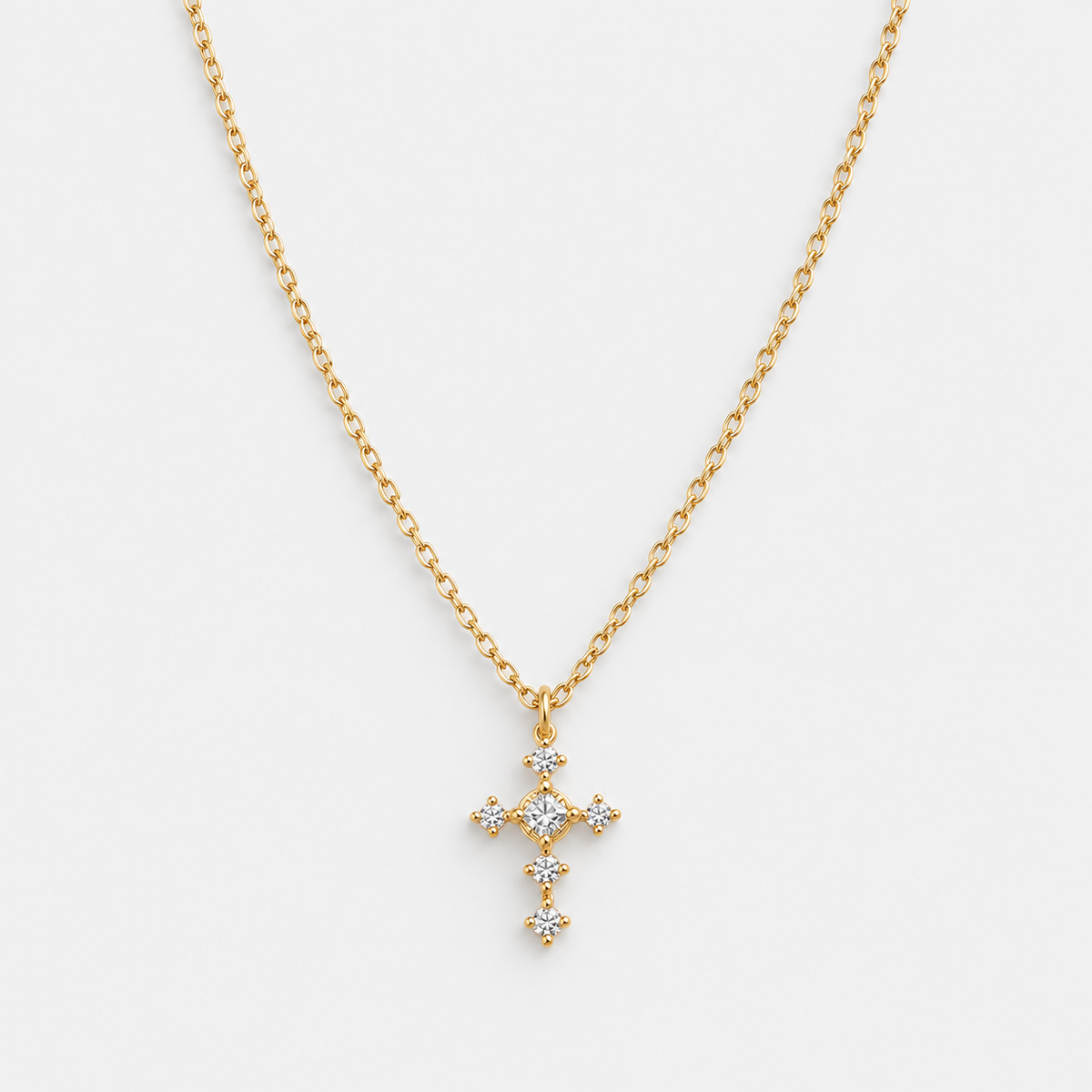 Whisper Cross Necklace