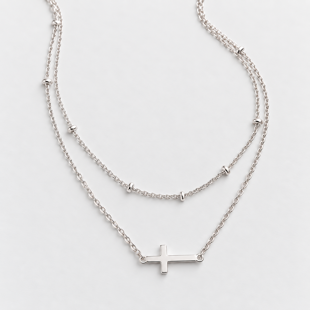 Elora Double Chain Cross