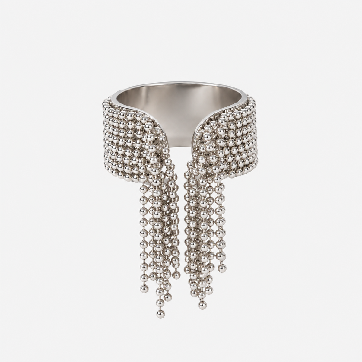Radiant Gold Tassel Ring
