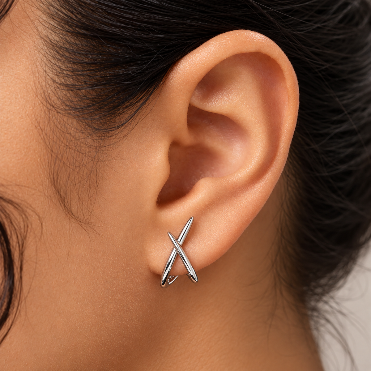 Timeless Gold Cross Earrings