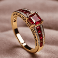 Vintage Ruby Empress Ring