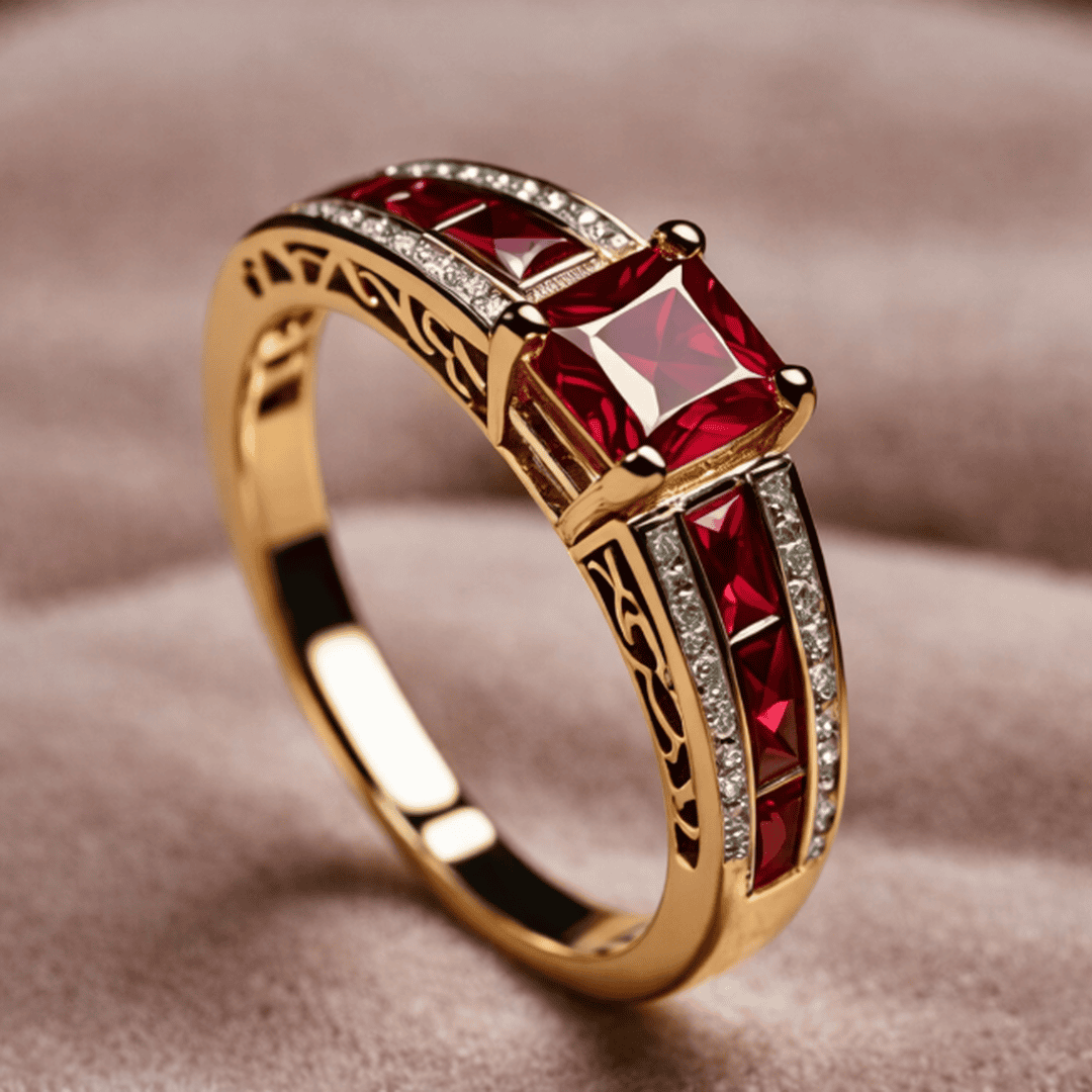 Vintage Ruby Empress Ring