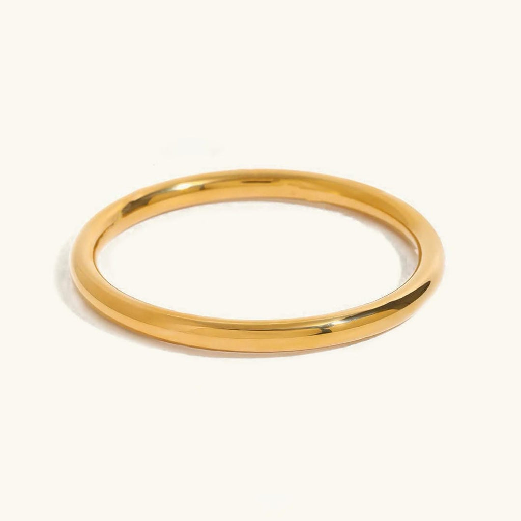 Vintage Smooth Gold Bangle