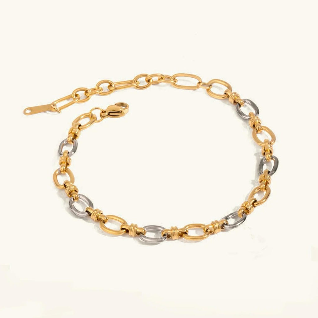 Two Tone Gold Sleek Bracelet
