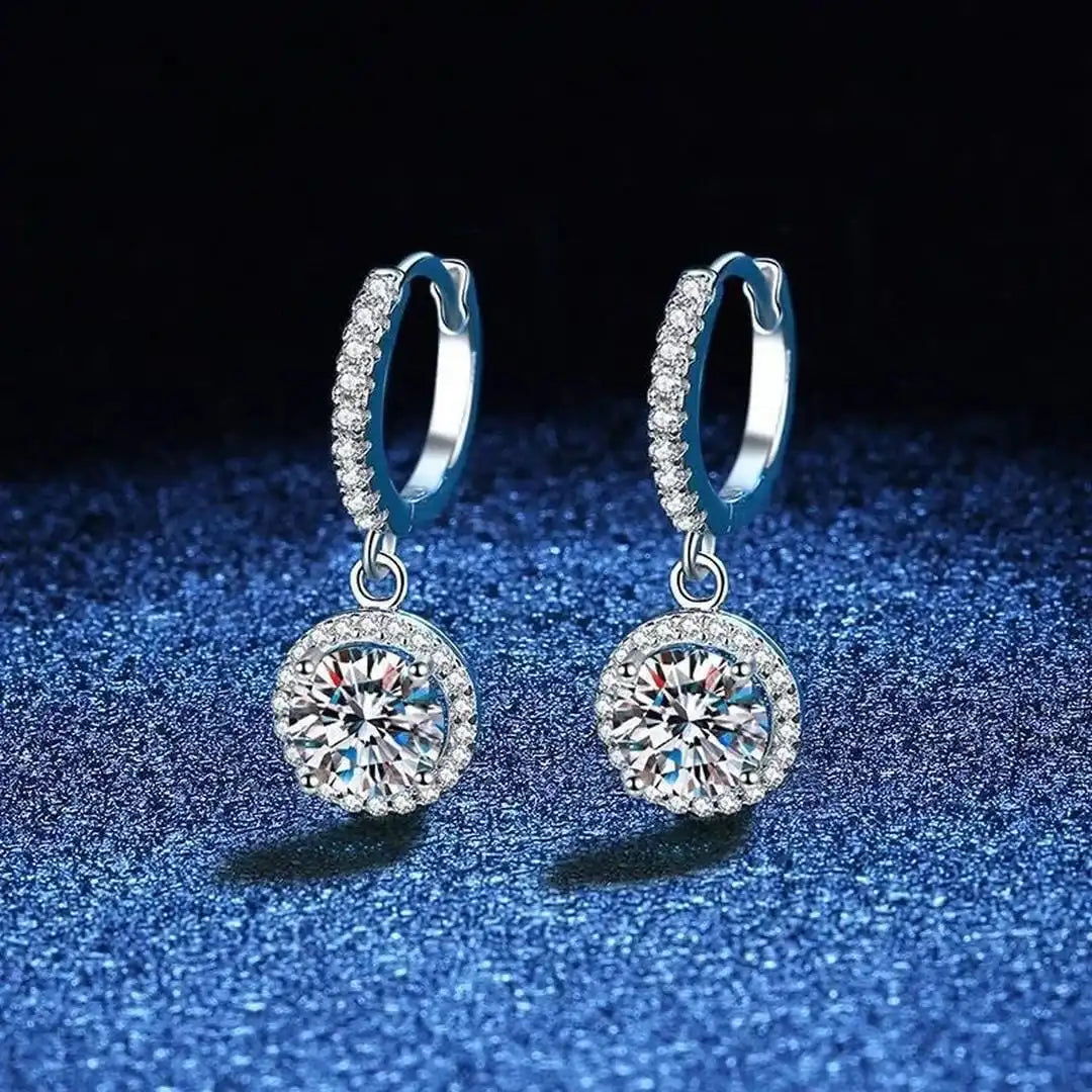 Sterling Silver Stone Earrings