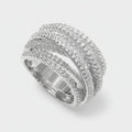 Luxury Multi Layered Cross Ring