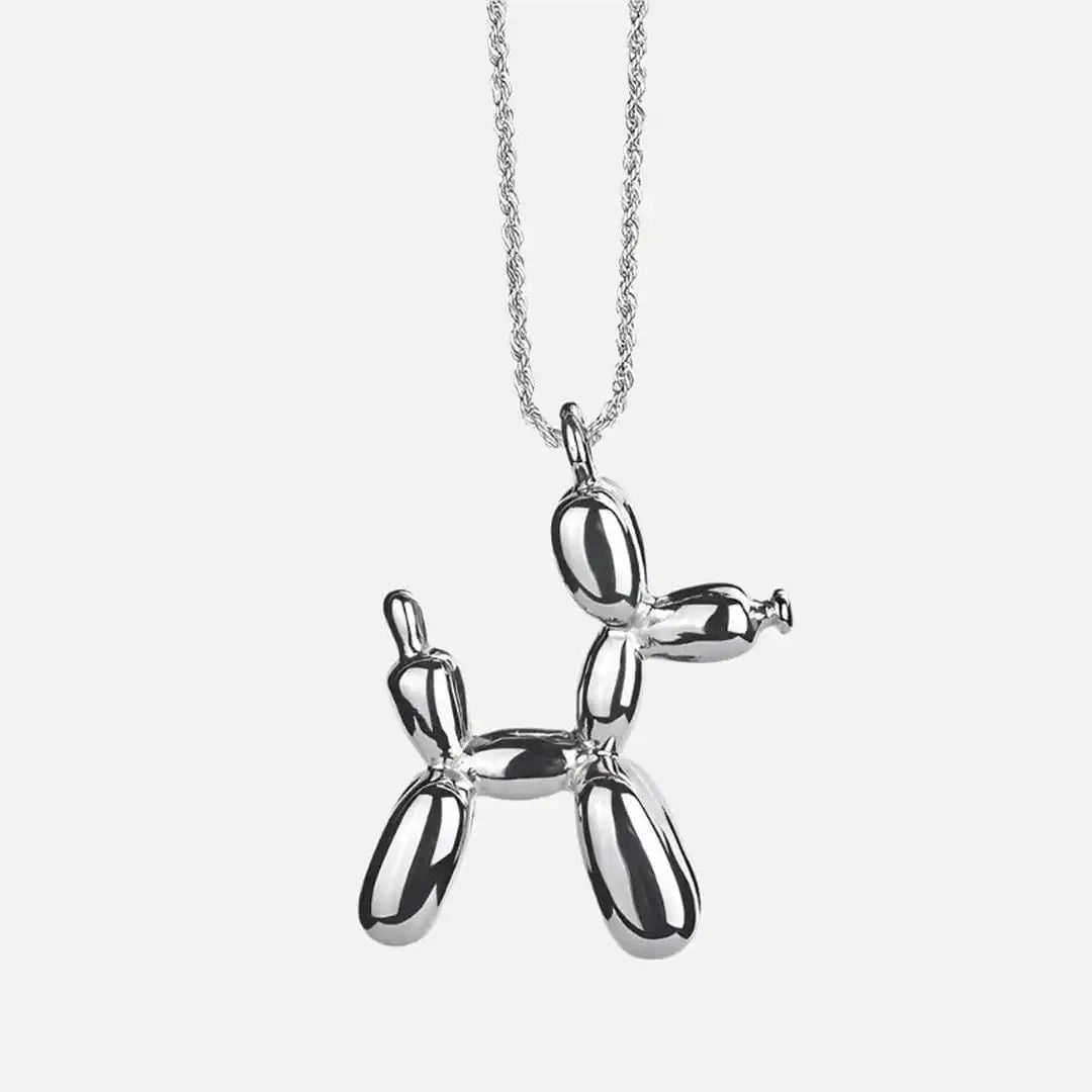 Balloon Dog Pendant Necklace
