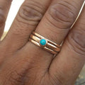 Bohemian Layered Turquoise Stone Ring