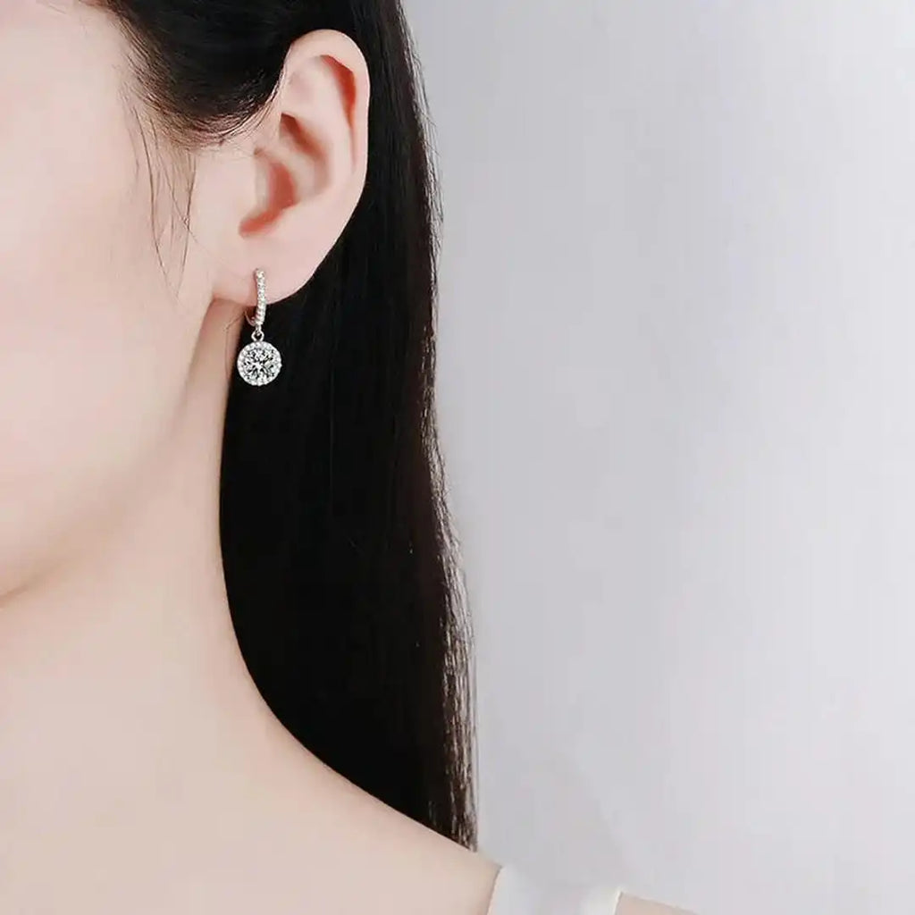 Sterling Silver Stone Earrings