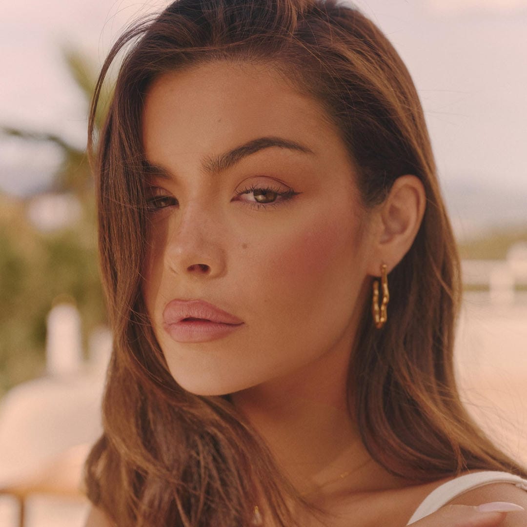 Gold Zephyr Hoop Earrings