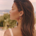 Silver Zephyr Hoop Earrings
