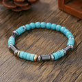 Bohemian Beaded Turquoise Stone Bracelet