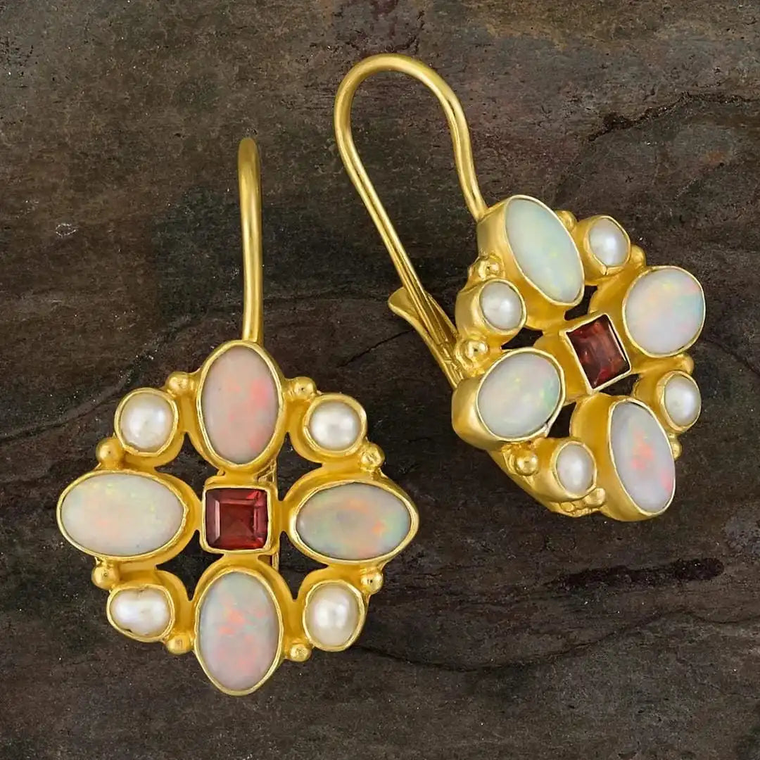 Creative Ethnic Style Turquoise Earring