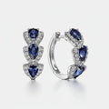 Royal Sapphire Crest Earrings