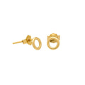 Micro Circle Studs Gold or Silver