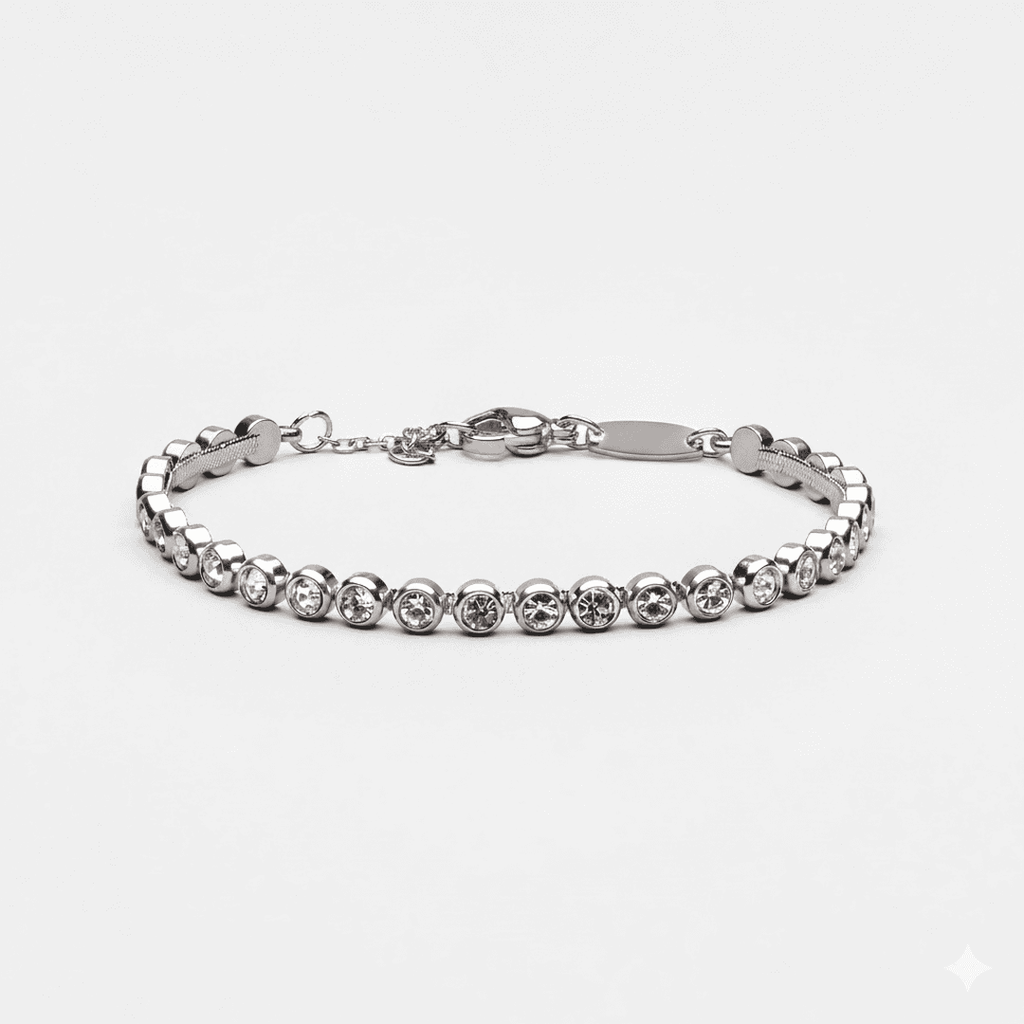 Classic Silver or Gold Tennis Bracelet