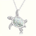 Shiny Turtle Pendant Necklace