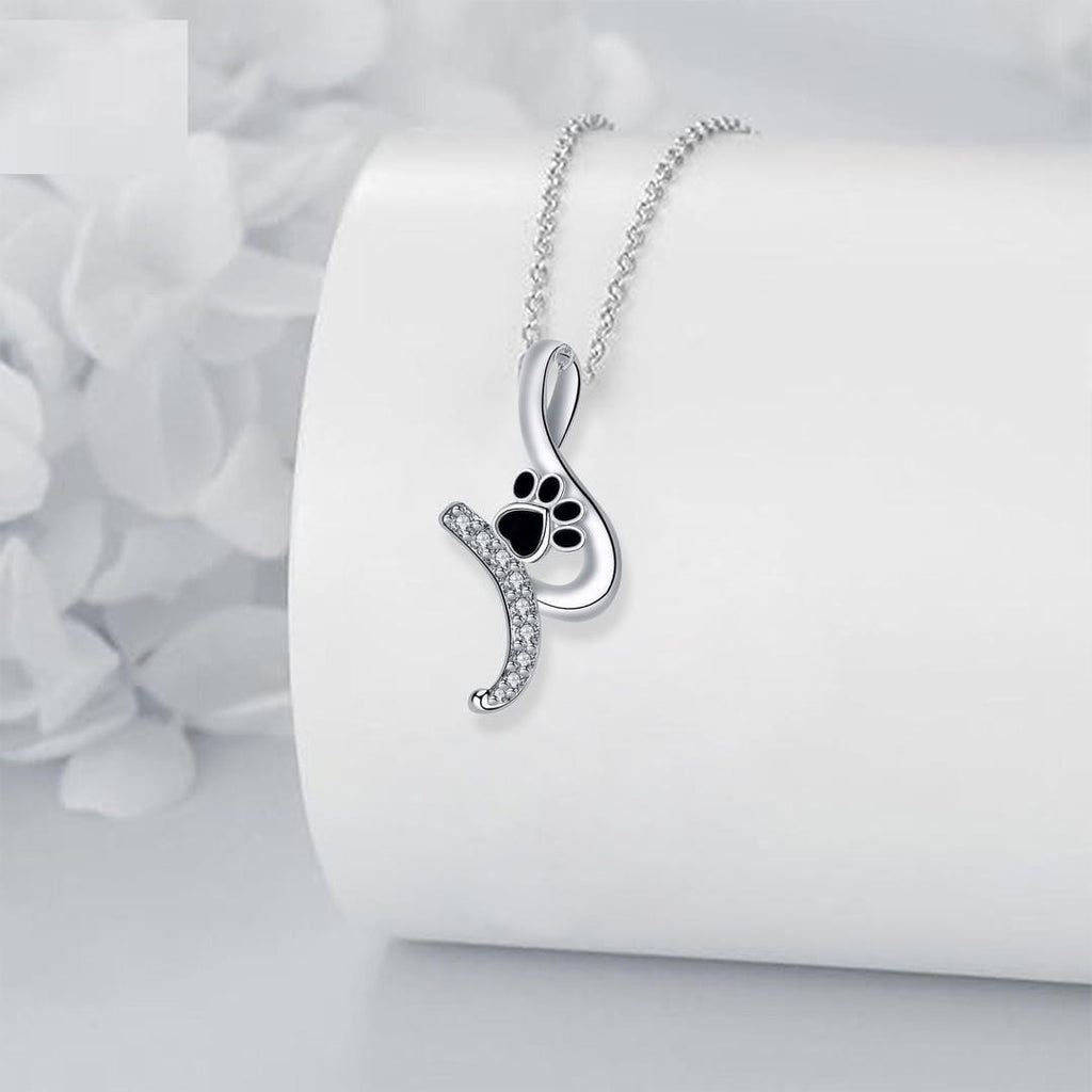 Paw Print Pendant Necklace