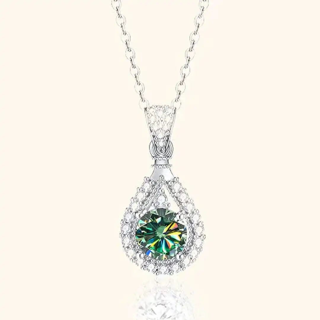 Radiant Emerald Teardrop Bangle Bracelet