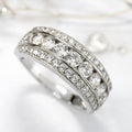 Elegant Silver Stone Ring