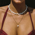 Golden Drift Pearl and Choker Set