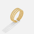 Beaded Ohio Gold Ring