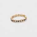 Blue Elegance Sparkle Ring