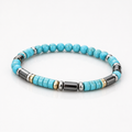 Bohemian Beaded Turquoise Stone Bracelet