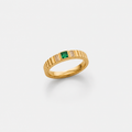 Bold Emerald Statement Ring