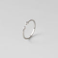 Cali Silver Crystal Ring