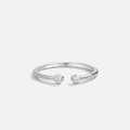 Cali Silver Crystal Ring