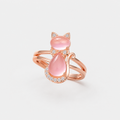 Cat Ring in Rose Gold