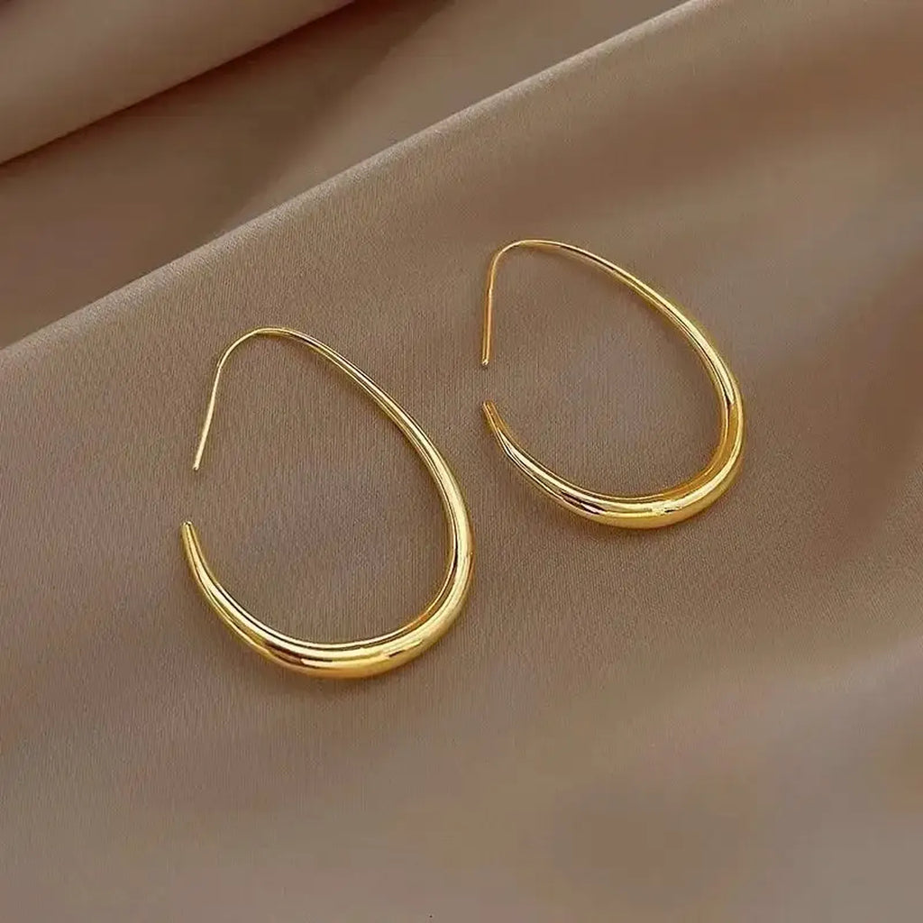 Vintage Golden Hoop Earrings