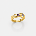 Cosmic Gemstone Chunky Band Rings