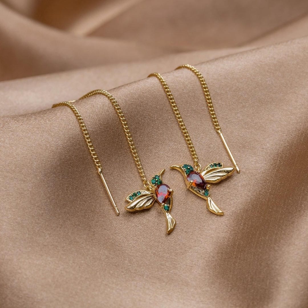 Hummingbird Colorful Chic Earrings
