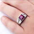 Vintage Square Crystal Ring