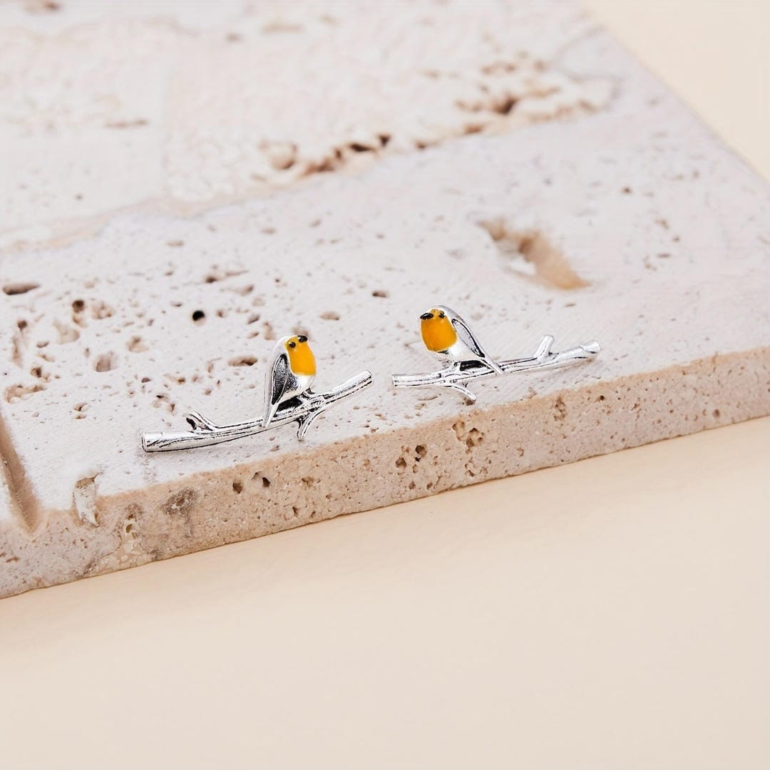 Cartoon Animal Bird Earrings