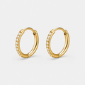 Eternity Hoop Earrings