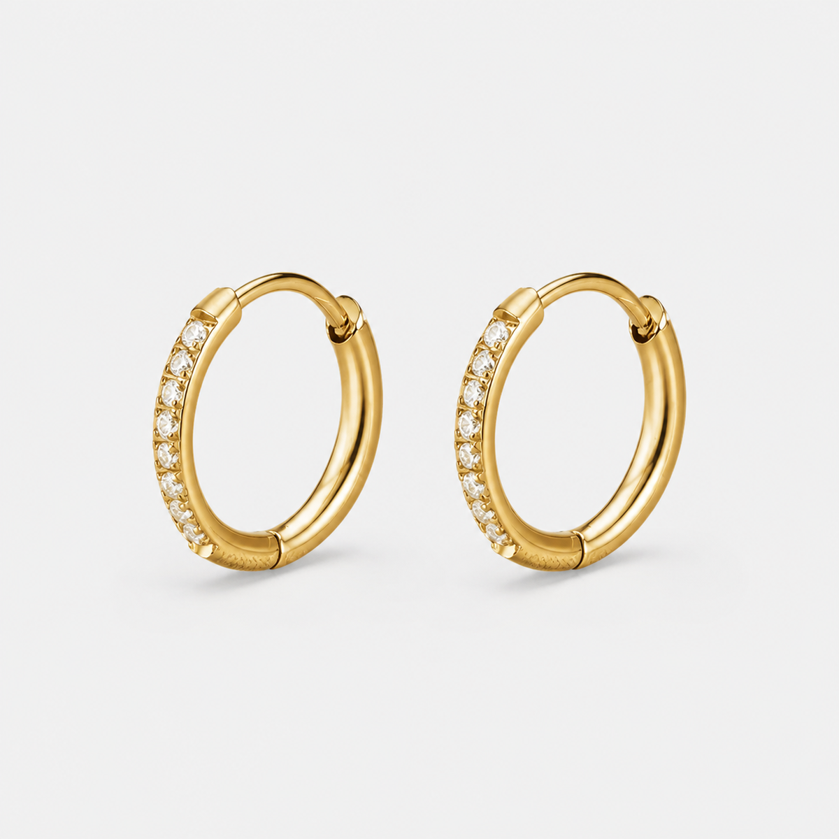 Eternity Hoop Earrings