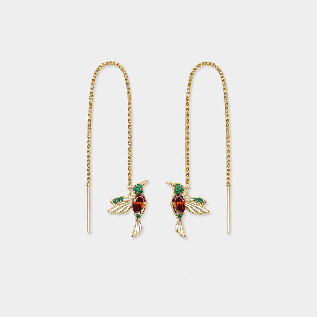 Hummingbird Colorful Chic Earrings