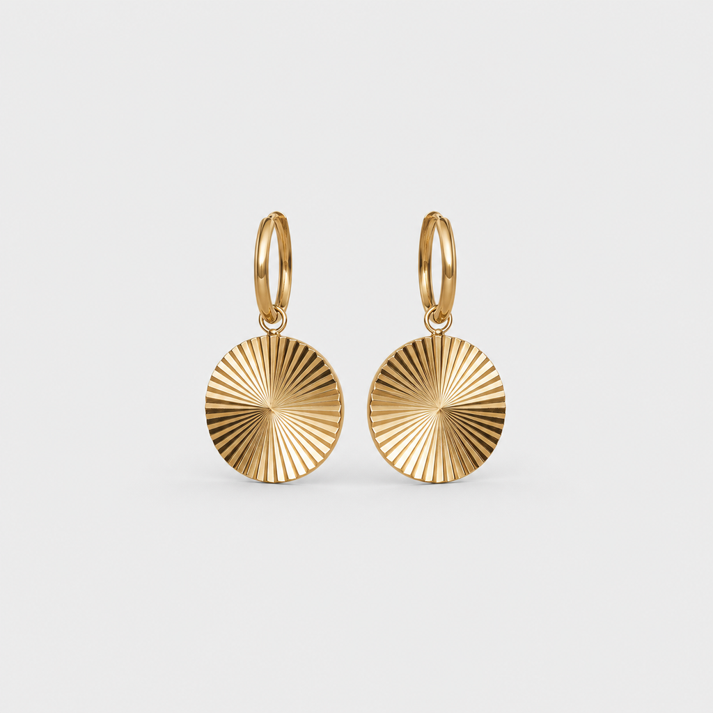 Everyday Circle Sunrise Hoops