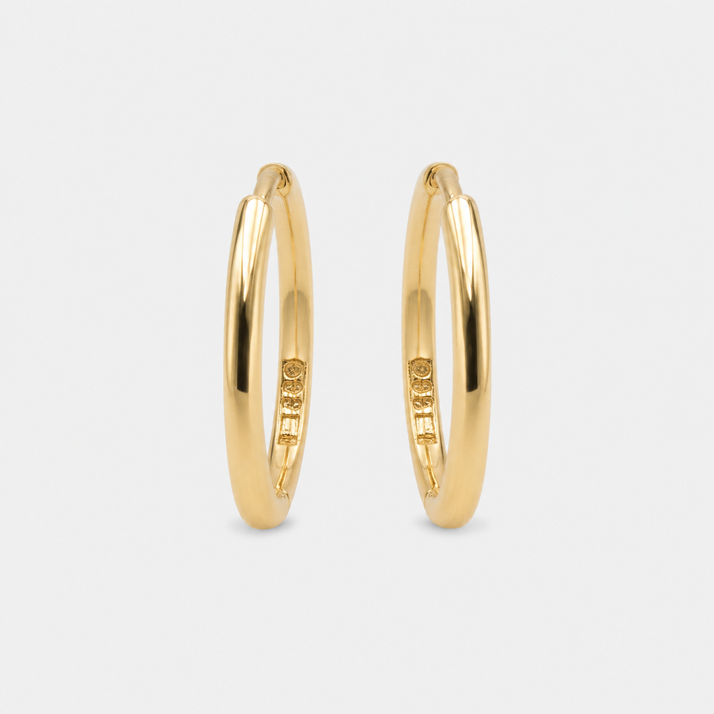 Gold Essential Huggie Hoops