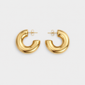 Everyday Lightweight Chunky Gold Hoops