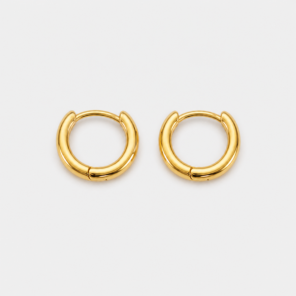 Micro Helix Hoop Earrings