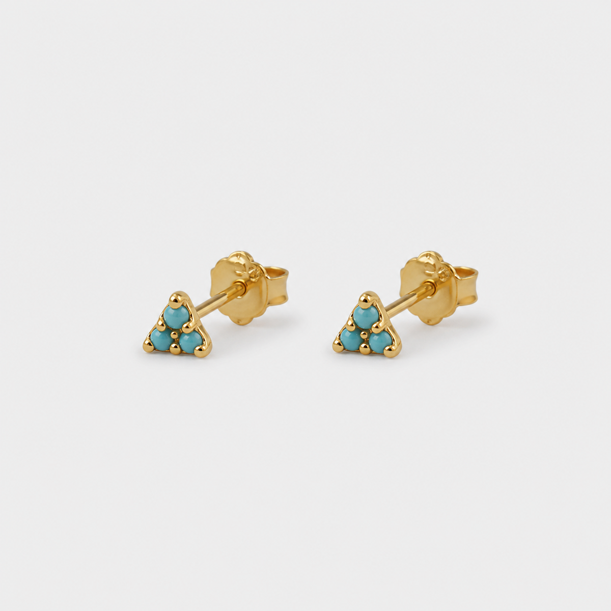 Trio Turquoise Micro Studs