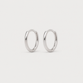 Silver Essential Huggie Hoops