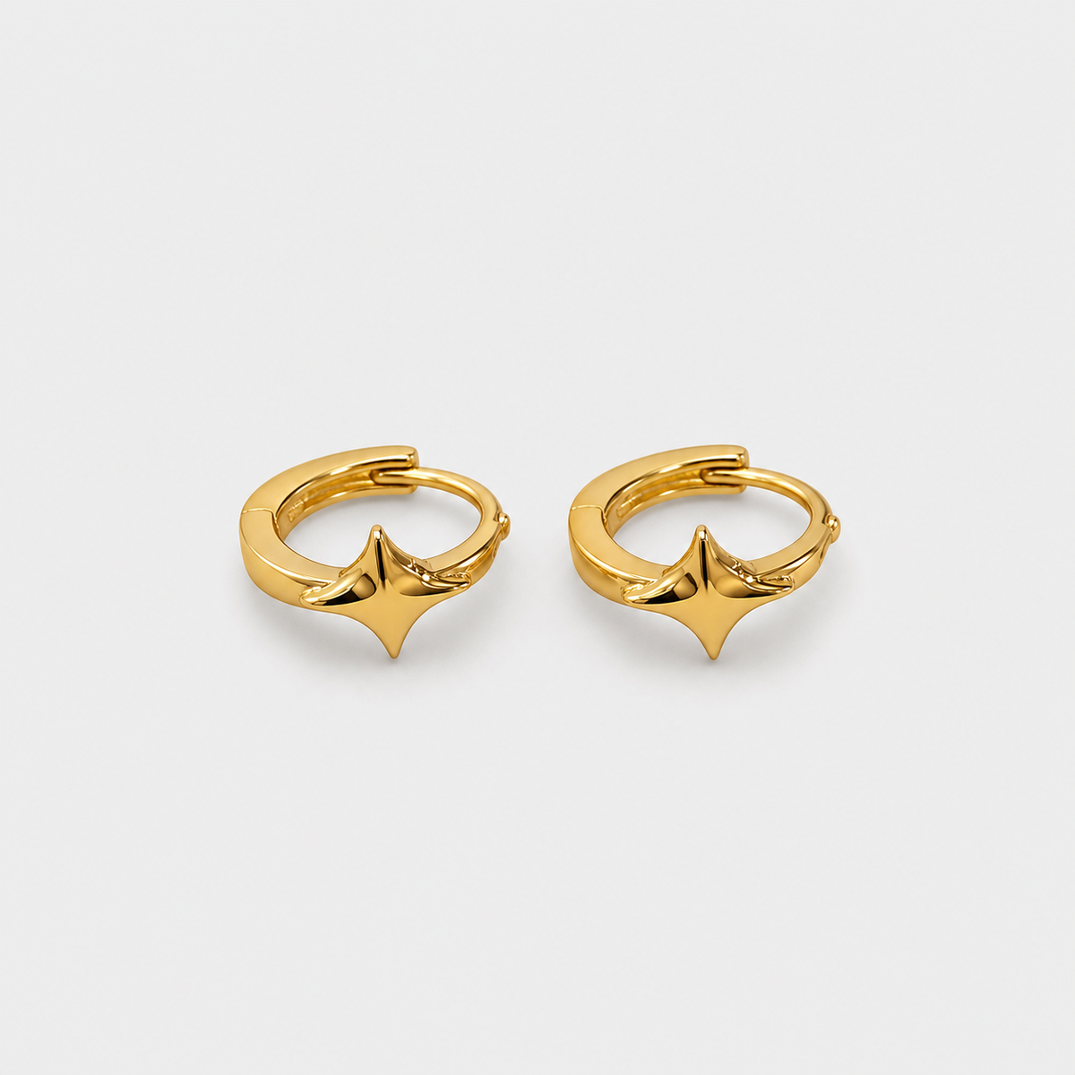 Starlight Huggie Hoop Earrings