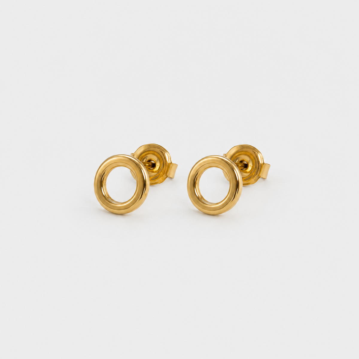 Everyday Circle Stud Earrings