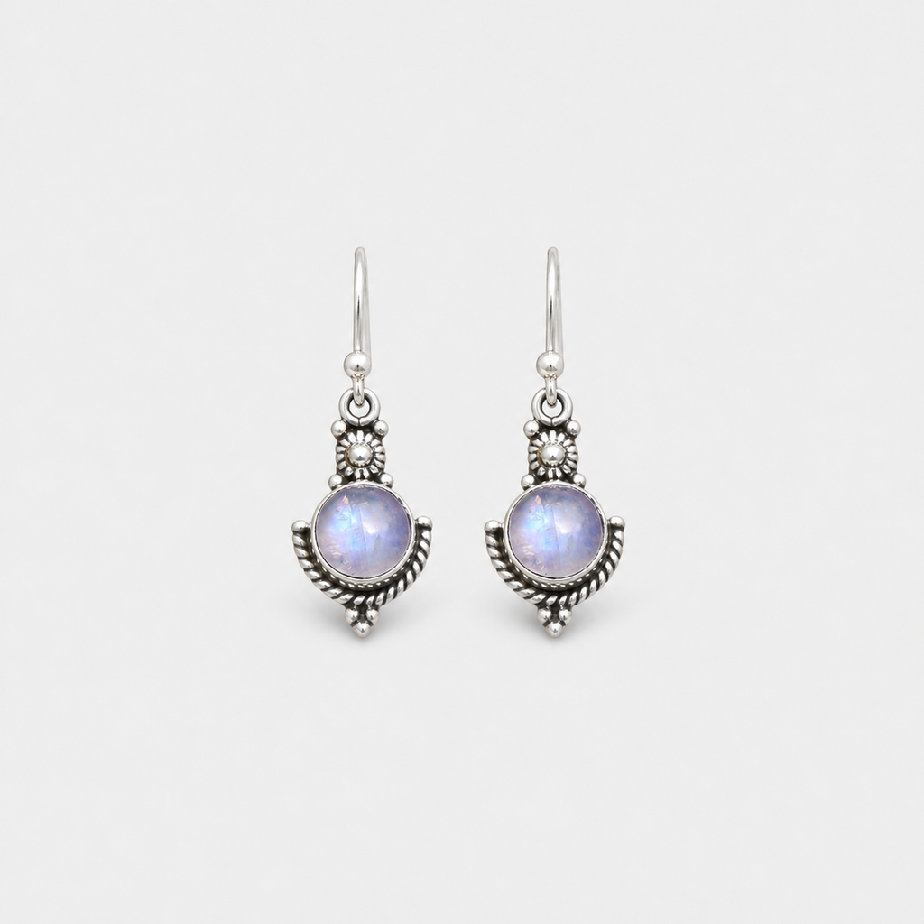 Vintage Moonstone Earrings